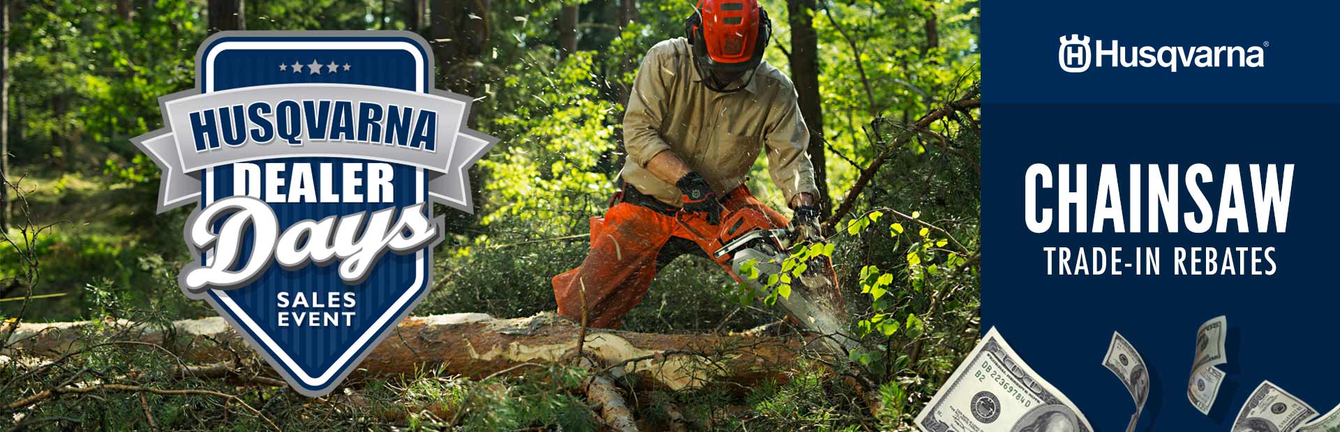 Husqvarna: Chainsaw Trade-In Rebates
